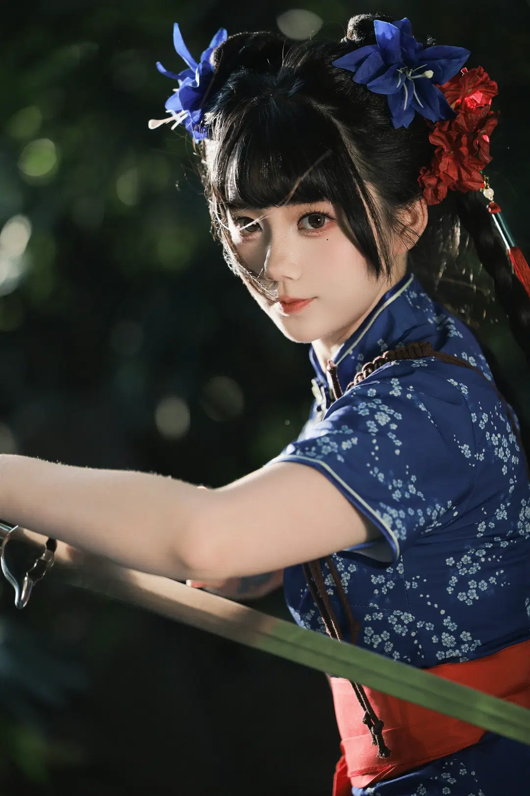 【中華娘】漢服のメイクとスタイリング、古典庭園で江湖風の少女になる：中国風写真＆コスプレ - 森森Rikka - 3枚目