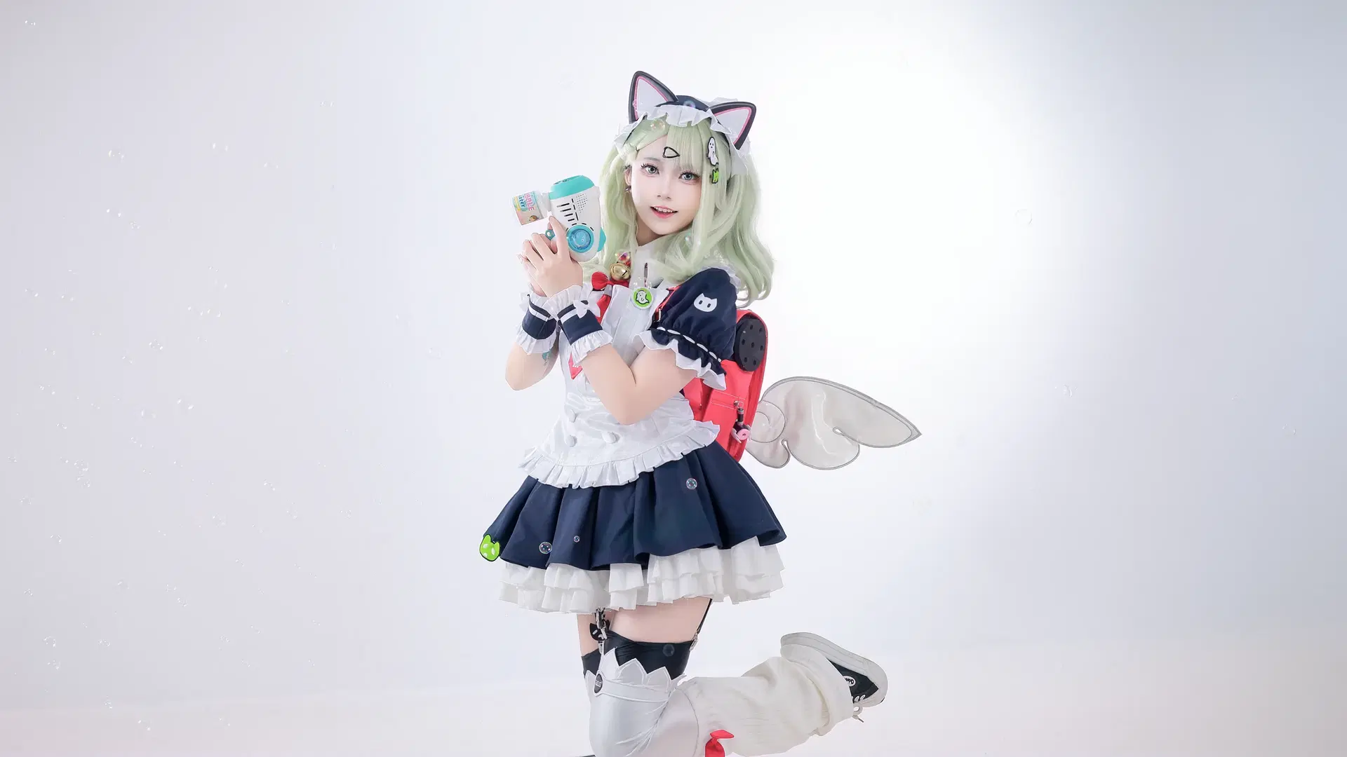 【千夏cos】绝区零薄荷小猫的棚拍记录 - 森森Rikka - 第4张