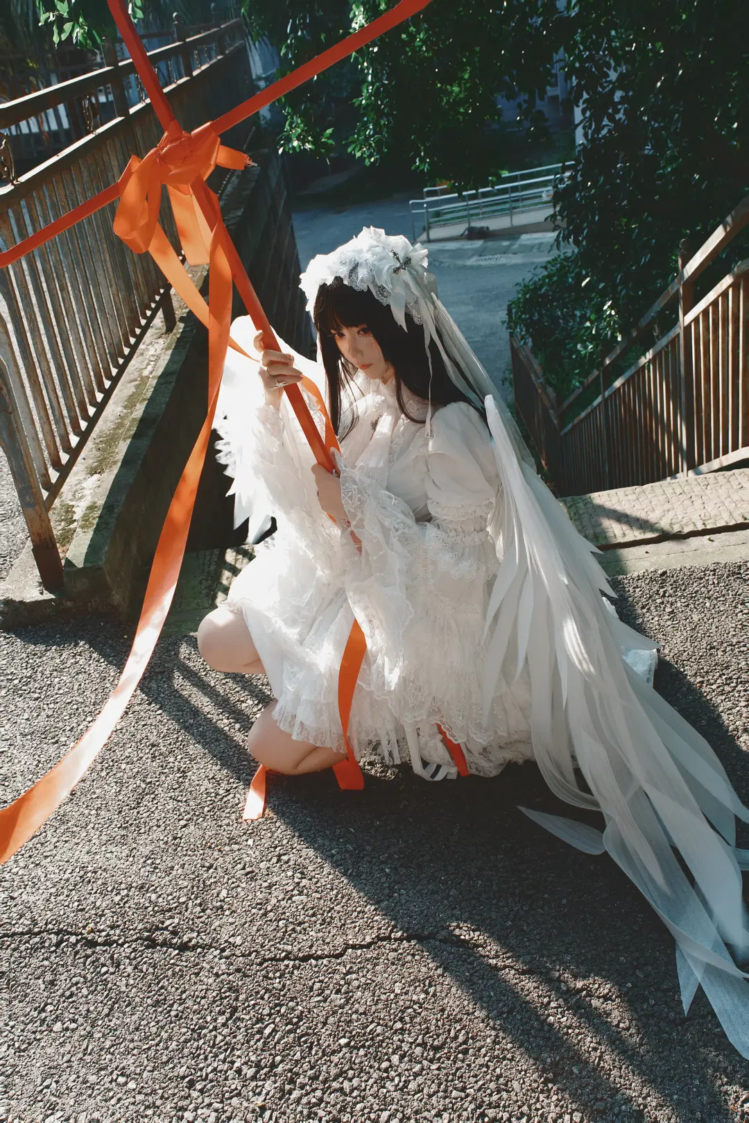 Lolita日系写真，背着十字架与翅膀的拍摄记录 - 森森Rikka - 第7张