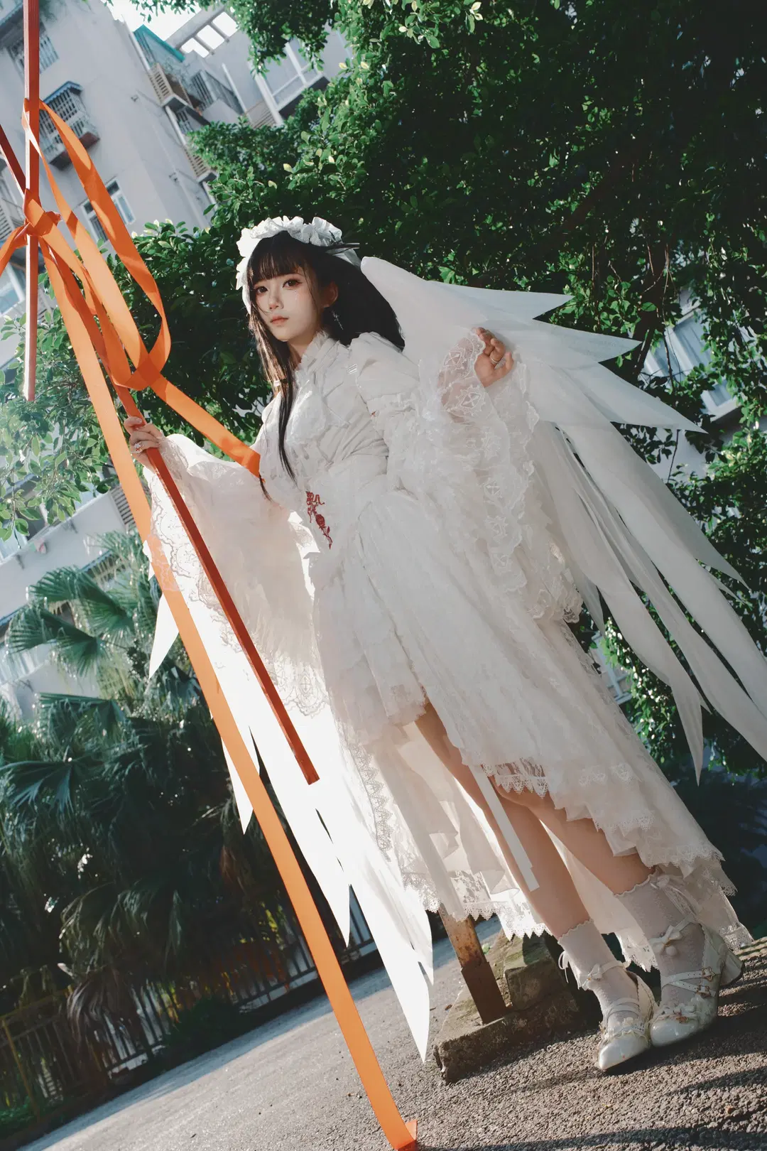 Lolita日系写真，背着十字架与翅膀的拍摄记录 - 森森Rikka - 第9张