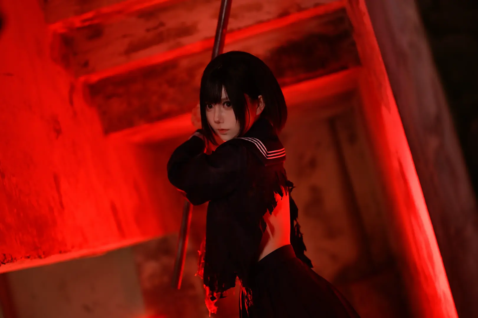 cosplay, 廢土風, 黑絲, 深水雛子cos, 寂靜嶺F - 第1張