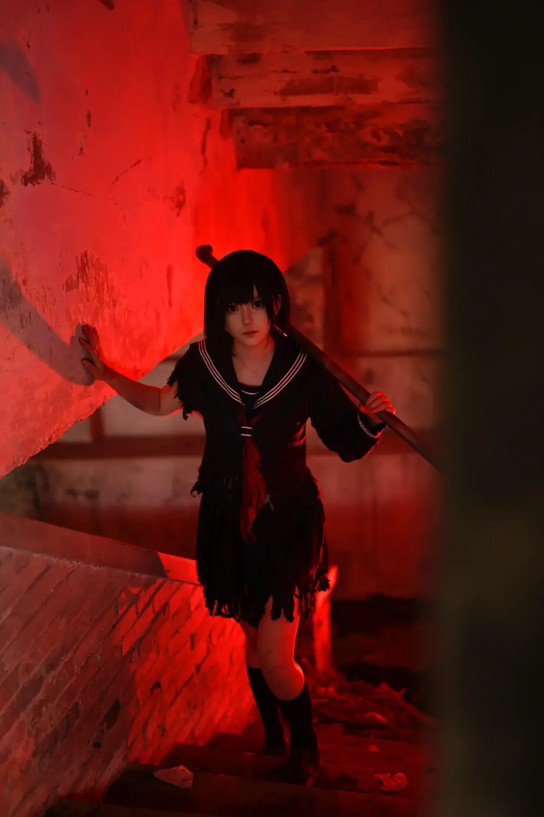 cosplay, 廢土風, 黑絲, 深水雛子cos, 寂靜嶺F - 第2張