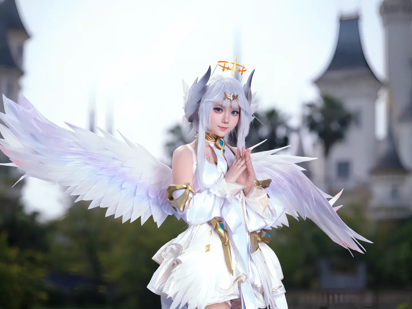 [Angel cosplay] Overwatch Angelic Myth Skin: High-Detail Cosplay Texture Recreation by 森森Rikka - Image 3