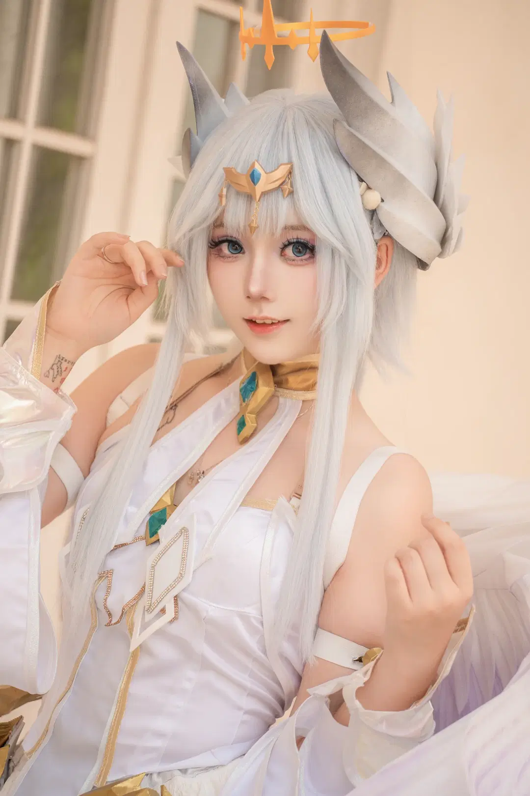 [Angel cosplay] Overwatch Angelic Myth Skin: High-Detail Cosplay Texture Recreation by 森森Rikka - Image 5