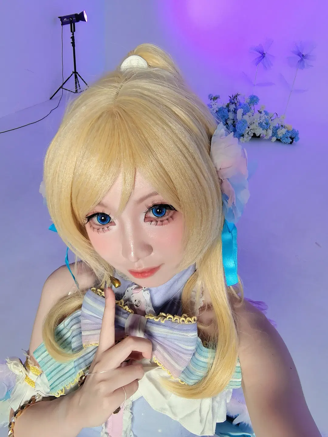 [Ayase Eli cosplay] Love Live! White Day Awakening 9-person Polaroid Share by 其樚昭昭 - Image 2
