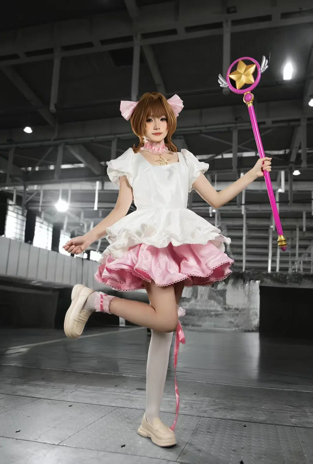金陵青年文化节7th魔卡少女樱场照，白丝与魔法杖的工业风碰撞 - Moon_Halo - 第3张