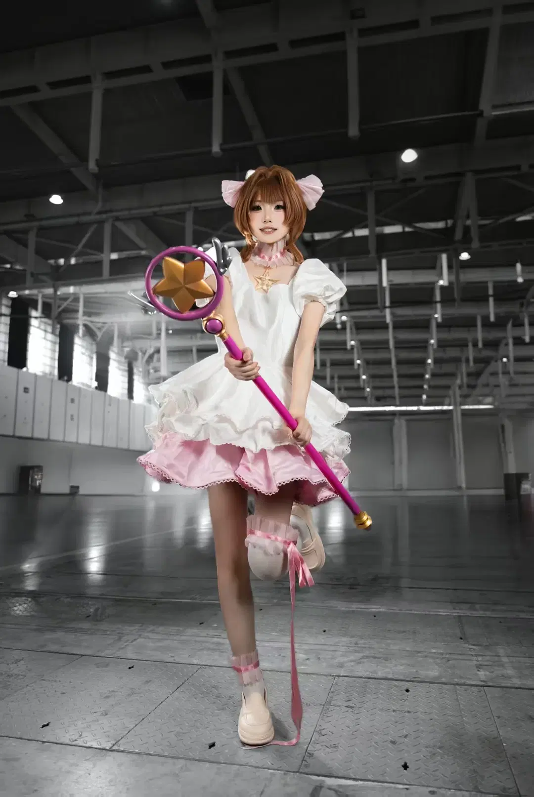 金陵青年文化节7th魔卡少女樱场照，白丝与魔法杖的工业风碰撞 - Moon_Halo - 第5张