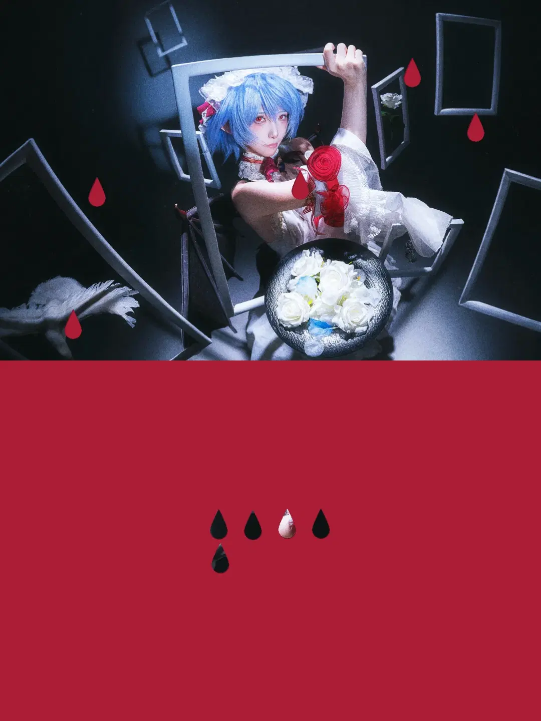 东方project, 女仆装cos, 东方同人, 花海人像, 创意特效摄影