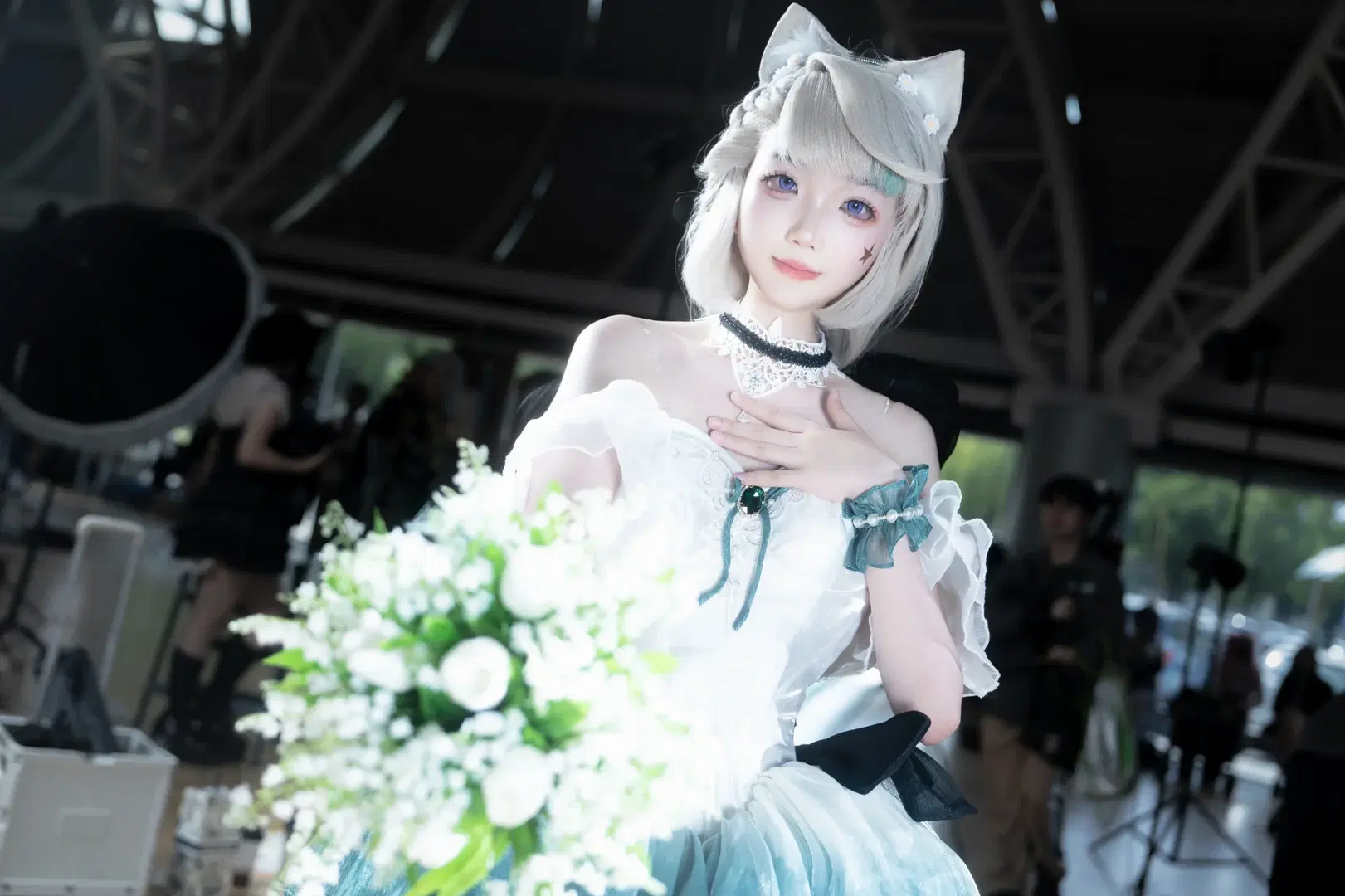 Genshin Impact, cosplay, Lynette Cosplay, Convention photos, Lynette: Lily of the Valley Waltz
