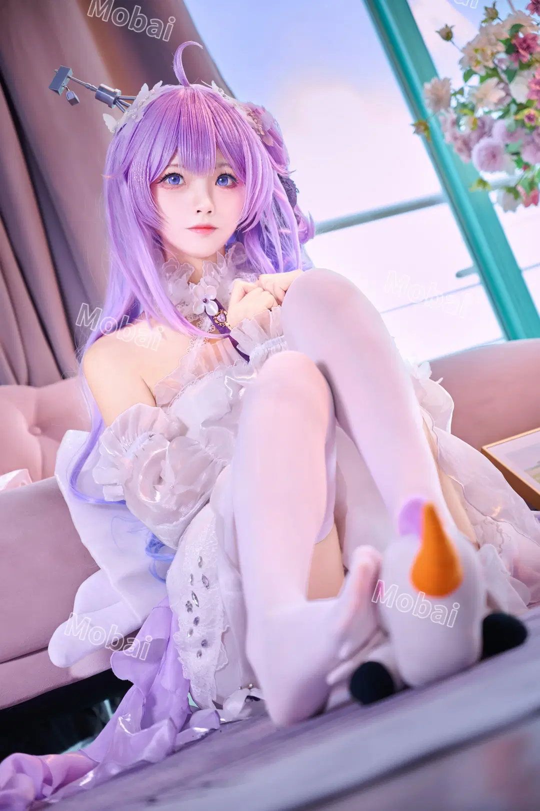 【独角兽cos】碧蓝航线独角兽改，今天也在努力帮哥哥的忙 - Mobai哒哒哒 - 第2张