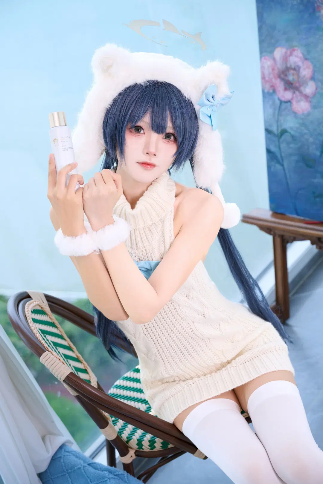cosplay, 漫展, 白丝, 毛绒穿搭, 护肤好物