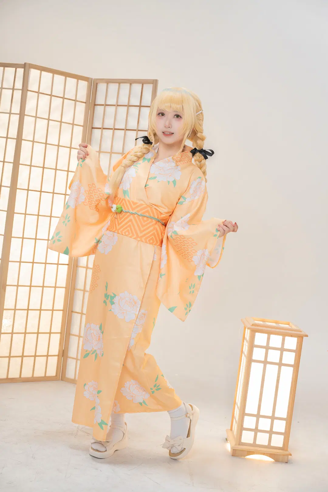 和风, 学园偶像大师, 藤田琴音cos, 和服, 秋天第一套cos