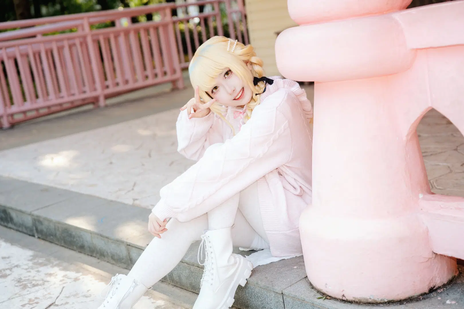 [Kotone Fujita cosplay] Gakuen Idolmaster Fry-Fry 1st Anniversary: Sextet Memorial Shoot by 口乎口乎睡了 - Image 6