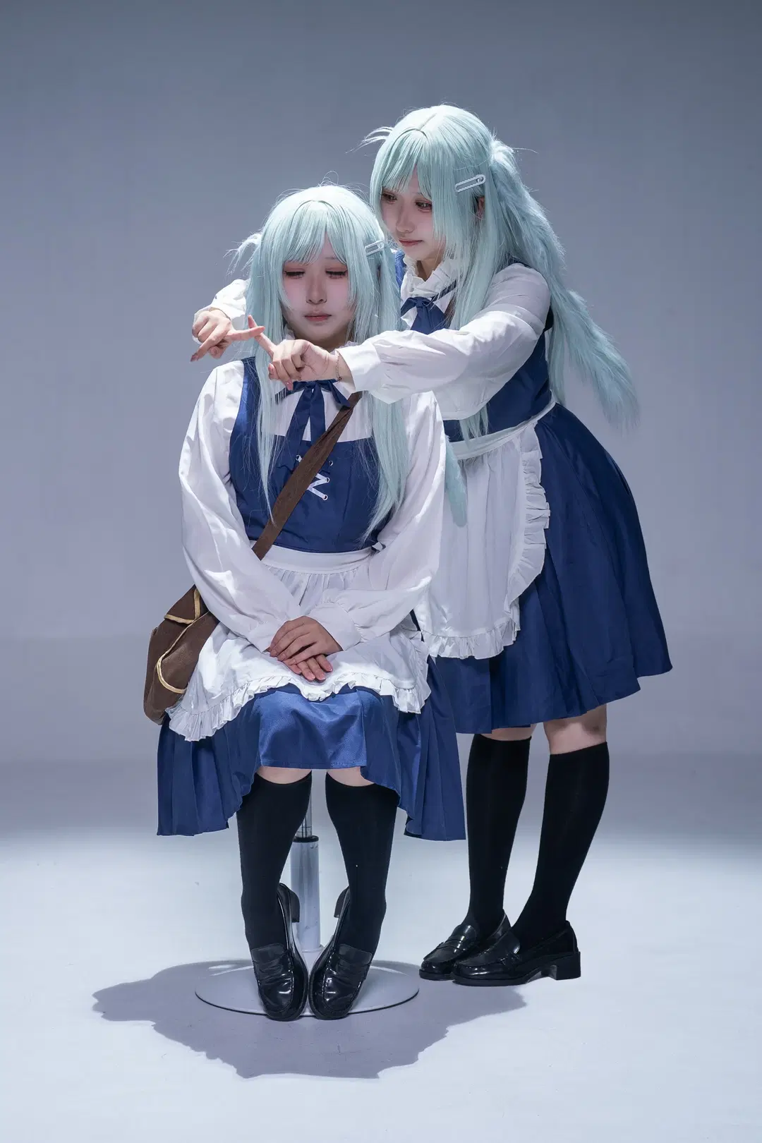 [Wakaba Mutsumi cosplay] Arknights Mint Green Melancholy Aesthetics by 口乎口乎睡了 - Image 3