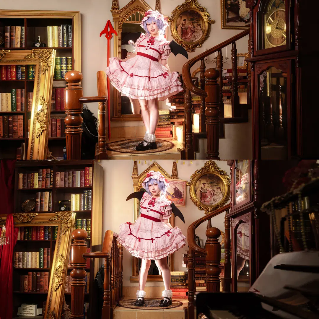 蕾米莉亚斯卡雷特cos 东方Project红魔馆的吸血鬼领主 - 口乎口乎睡了 - 第3张