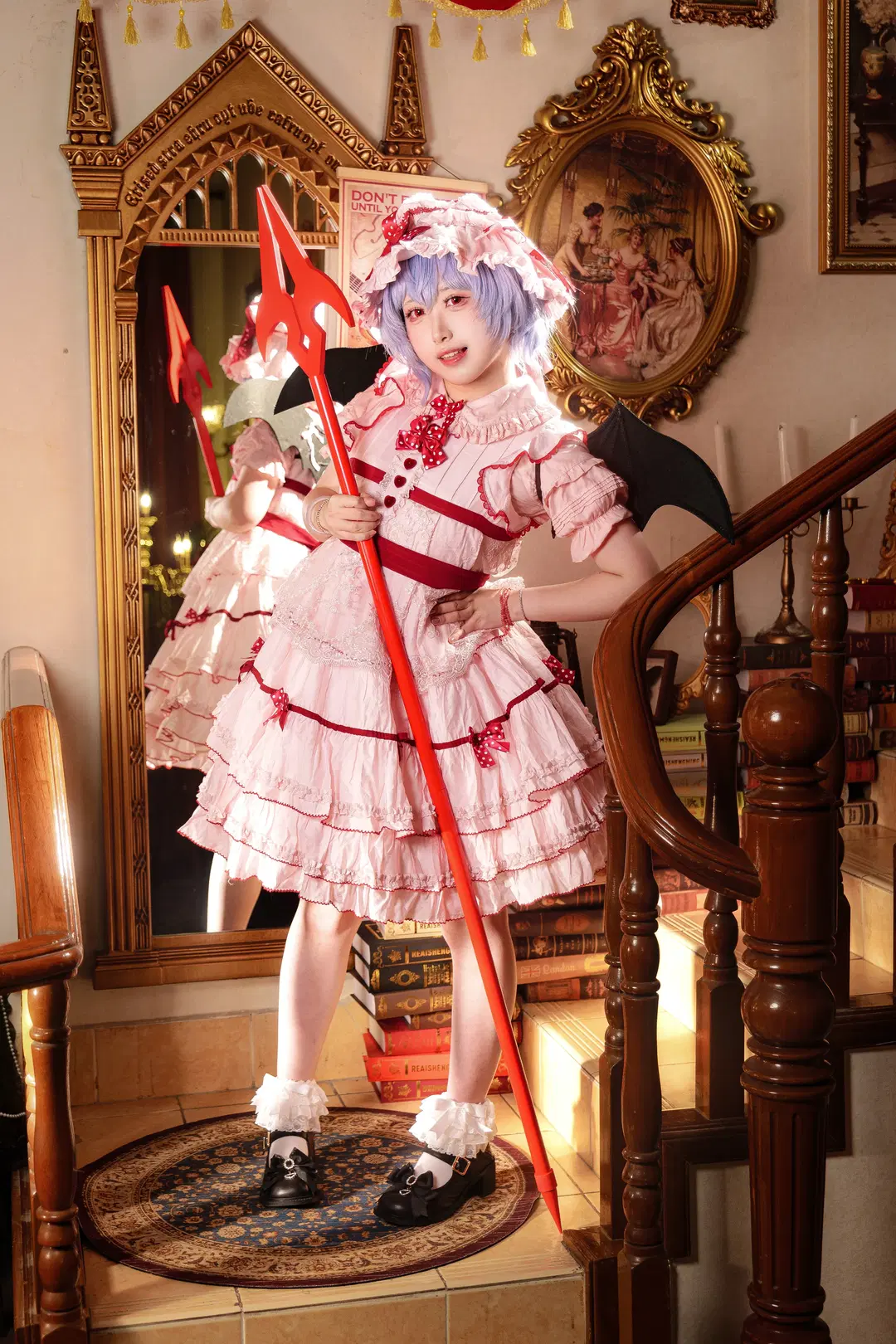 蕾米莉亚斯卡雷特cos 东方Project红魔馆的吸血鬼领主 - 口乎口乎睡了 - 第5张