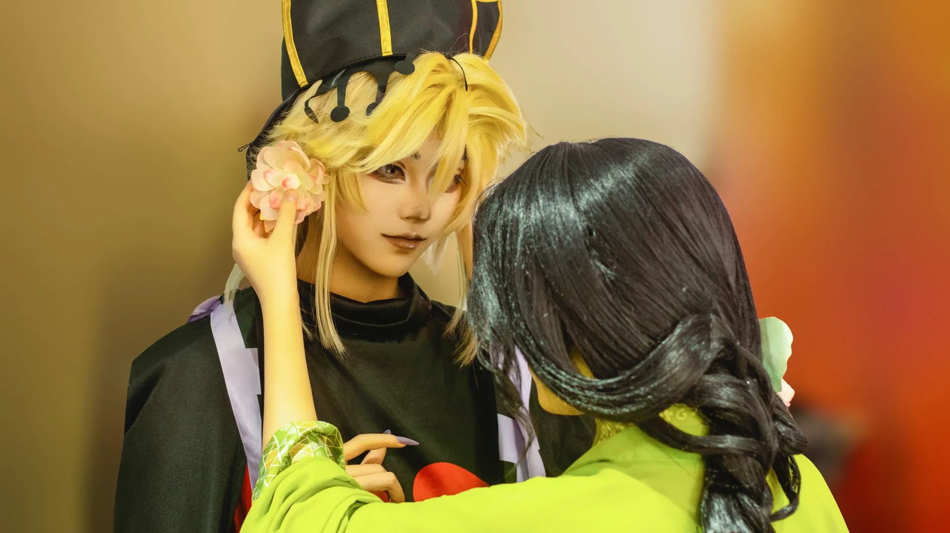 鬼灭之刃, cosplay摄影, 琴叶cos, 童磨cos, 嘴平伊之助cos - 第3张