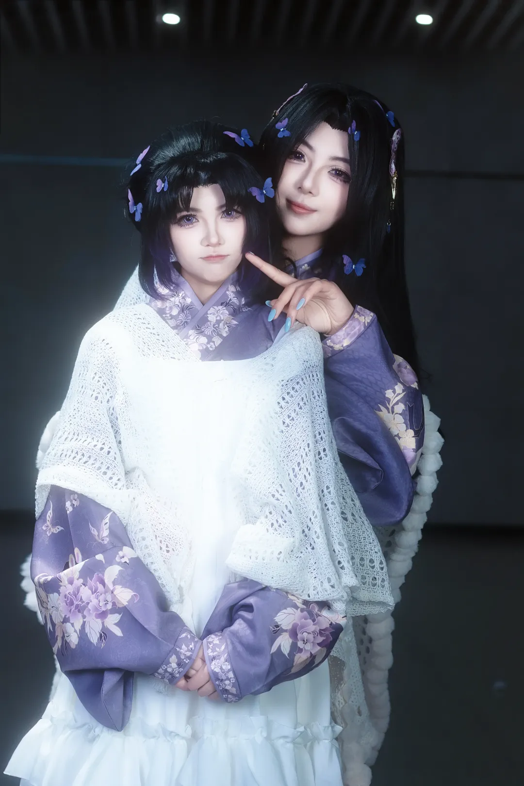 鬼灭之刃, 蝴蝶香奈惠cos, 蝴蝶忍, 双生姐妹, 紫蝶写真