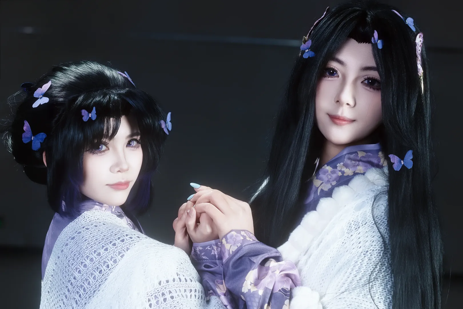 鬼灭之刃, 蝴蝶香奈惠cos, 蝴蝶忍, 双生姐妹, 紫蝶写真 - 第6张