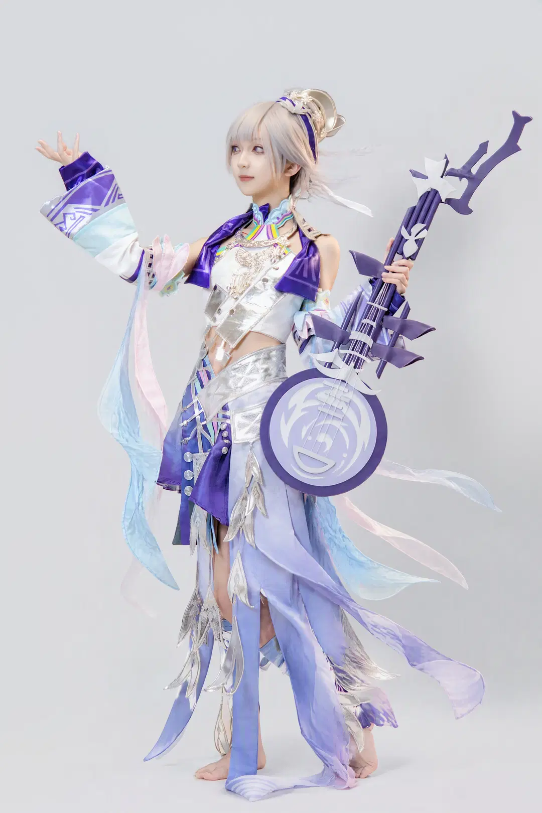 杨玉环cos 王者荣耀银翎春语 一曲弦音入梦山河 - 稚嫩的魔法师（求互关） - 第4张
