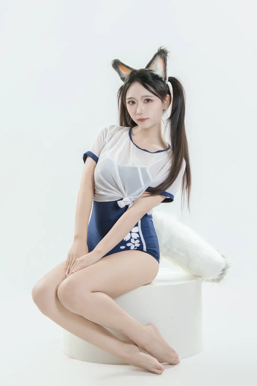 [Kurumi Tsuchimikado cosplay] Fox Ears Gently Swaying: Basking in the Midsummer Evening Breeze by 稚嫩的魔法师（求互关） - Image 2