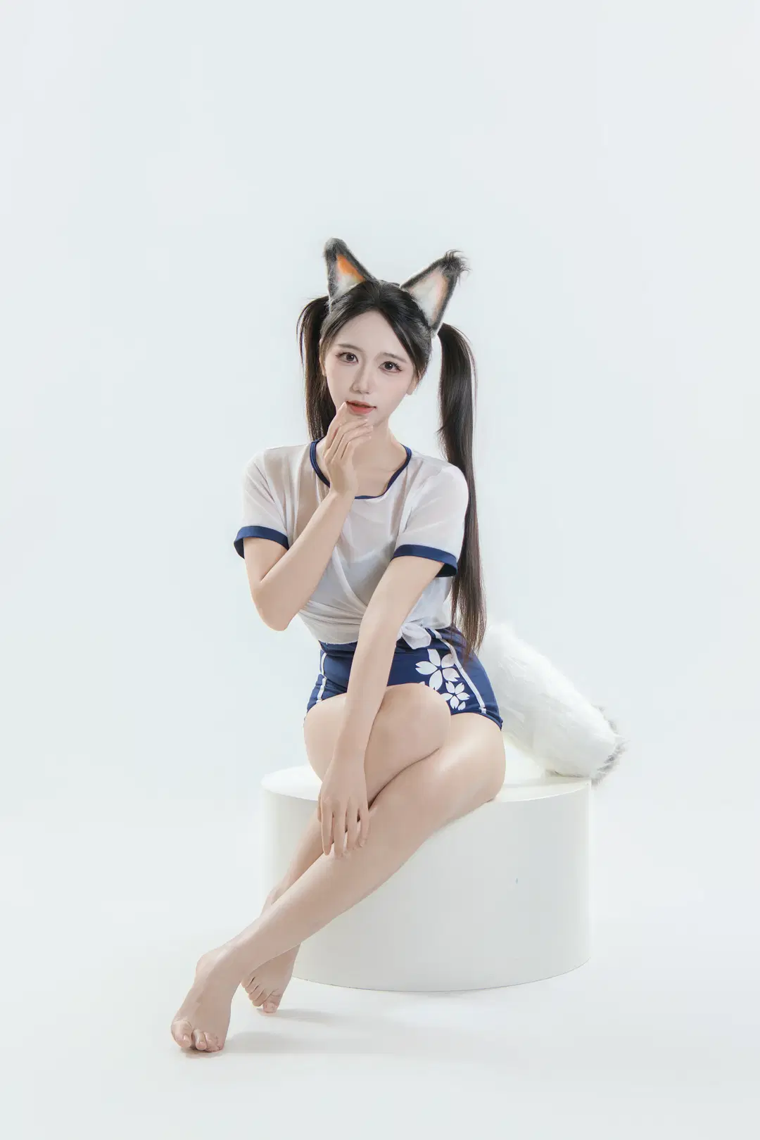[Kurumi Tsuchimikado cosplay] Fox Ears Gently Swaying: Basking in the Midsummer Evening Breeze by 稚嫩的魔法师（求互关） - Image 3