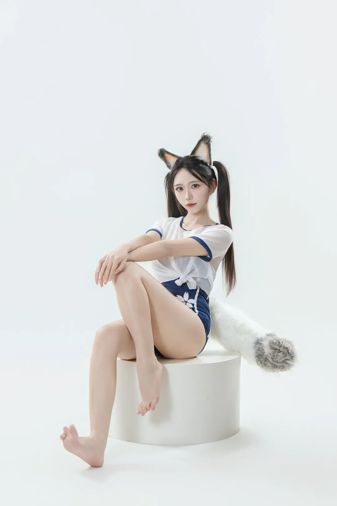 [Kurumi Tsuchimikado cosplay] Fox Ears Gently Swaying: Basking in the Midsummer Evening Breeze by 稚嫩的魔法师（求互关） - Image 4