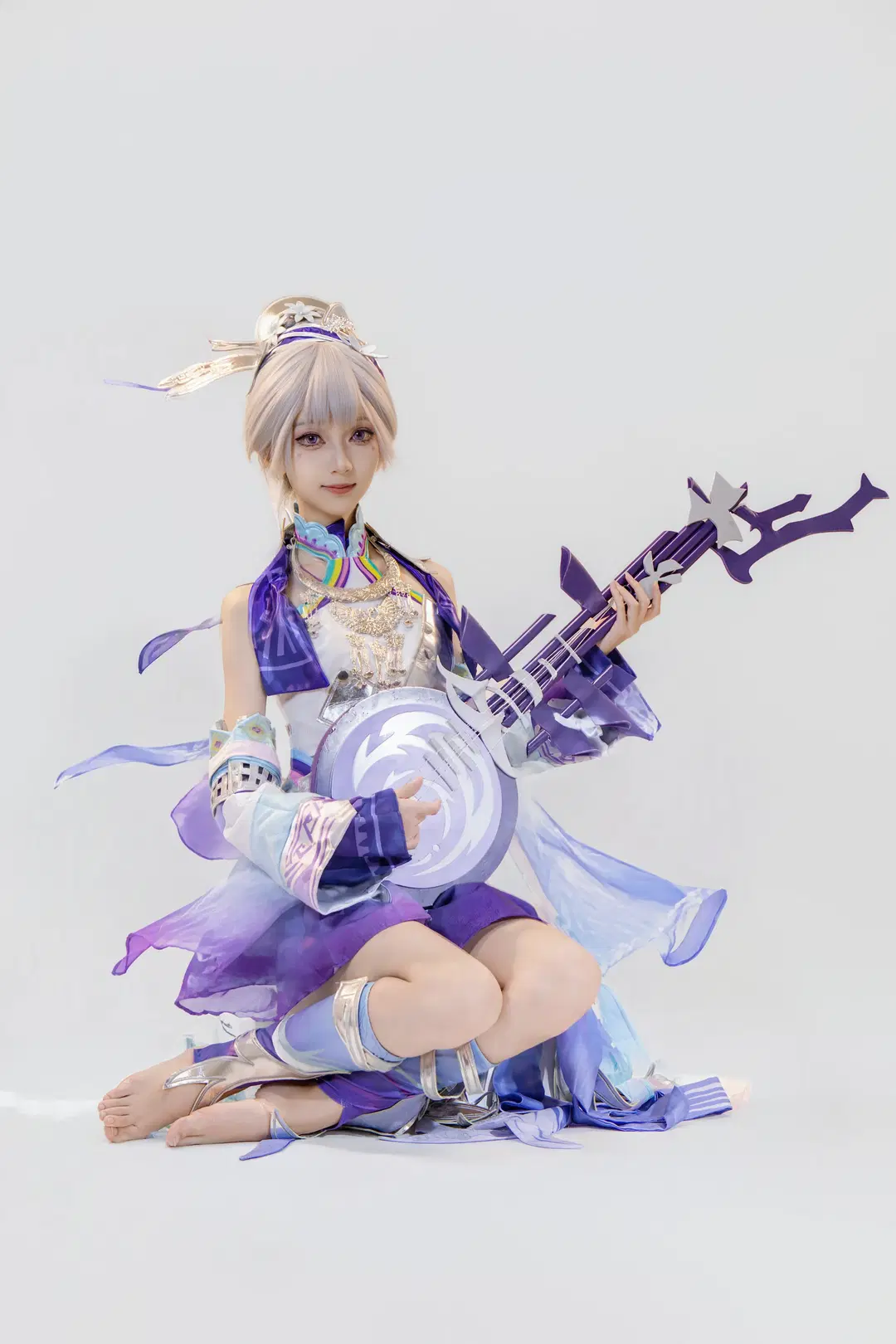 【杨玉环cos】王者荣耀银翎春语，白棚里的国风苗疆少女 - 稚嫩的魔法师（求互关） - 第3张