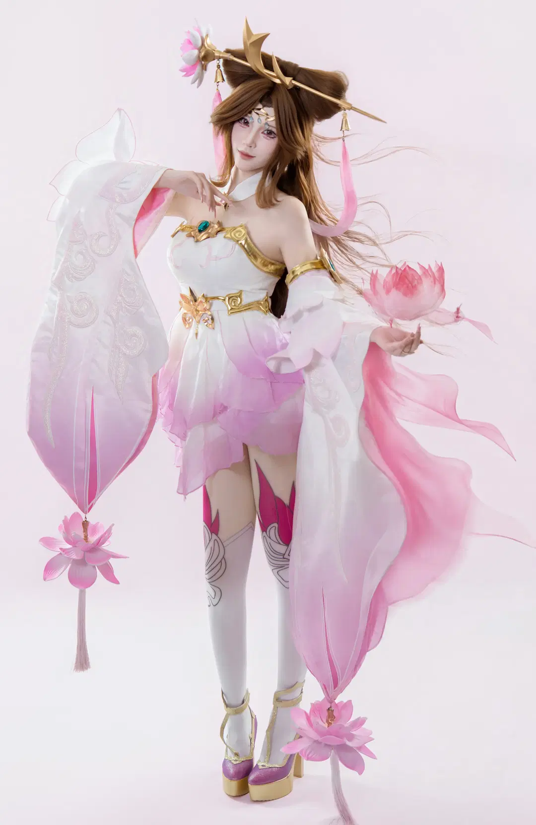 Honor of Kings, Diaochan cosplay, Traditional Chinese style cosplay, Stockings cosplay, Peerless dancer