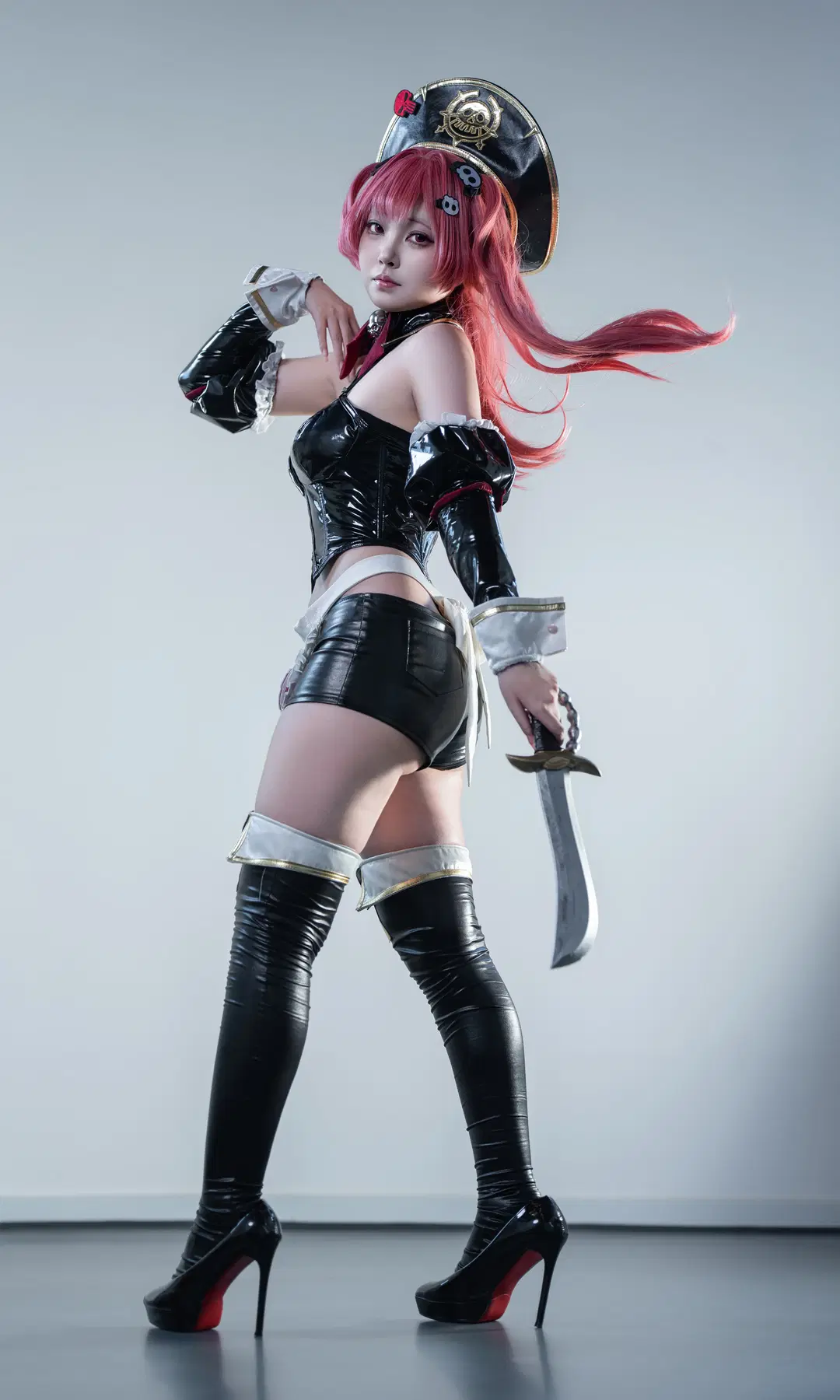 二次元, cosplay, 馬斯特cos, 勝利女神, 黑絲
