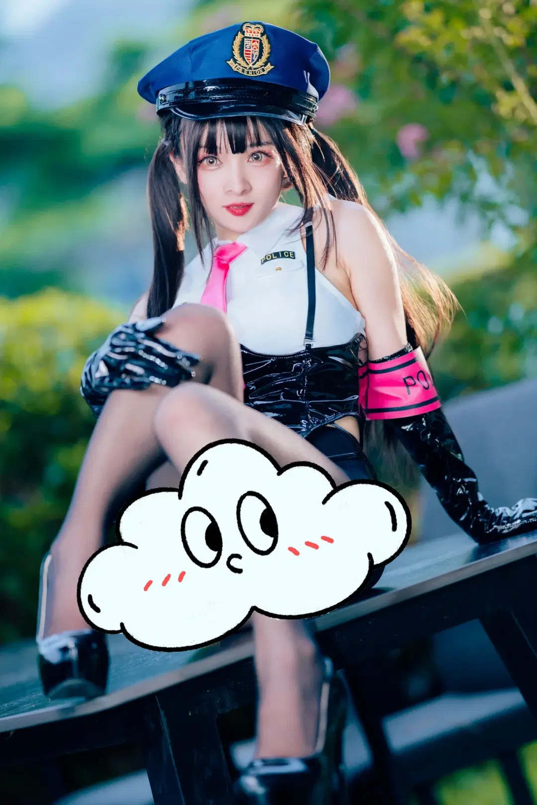 黑丝, 漆皮制服, 女警cos, CPSP, 九九八