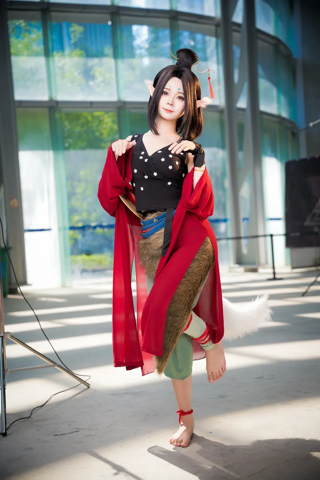 Convention photos, Pingping cosplay, Black Myth: Wukong, Jade-faced Fox, Huizhou ACG Exhibition