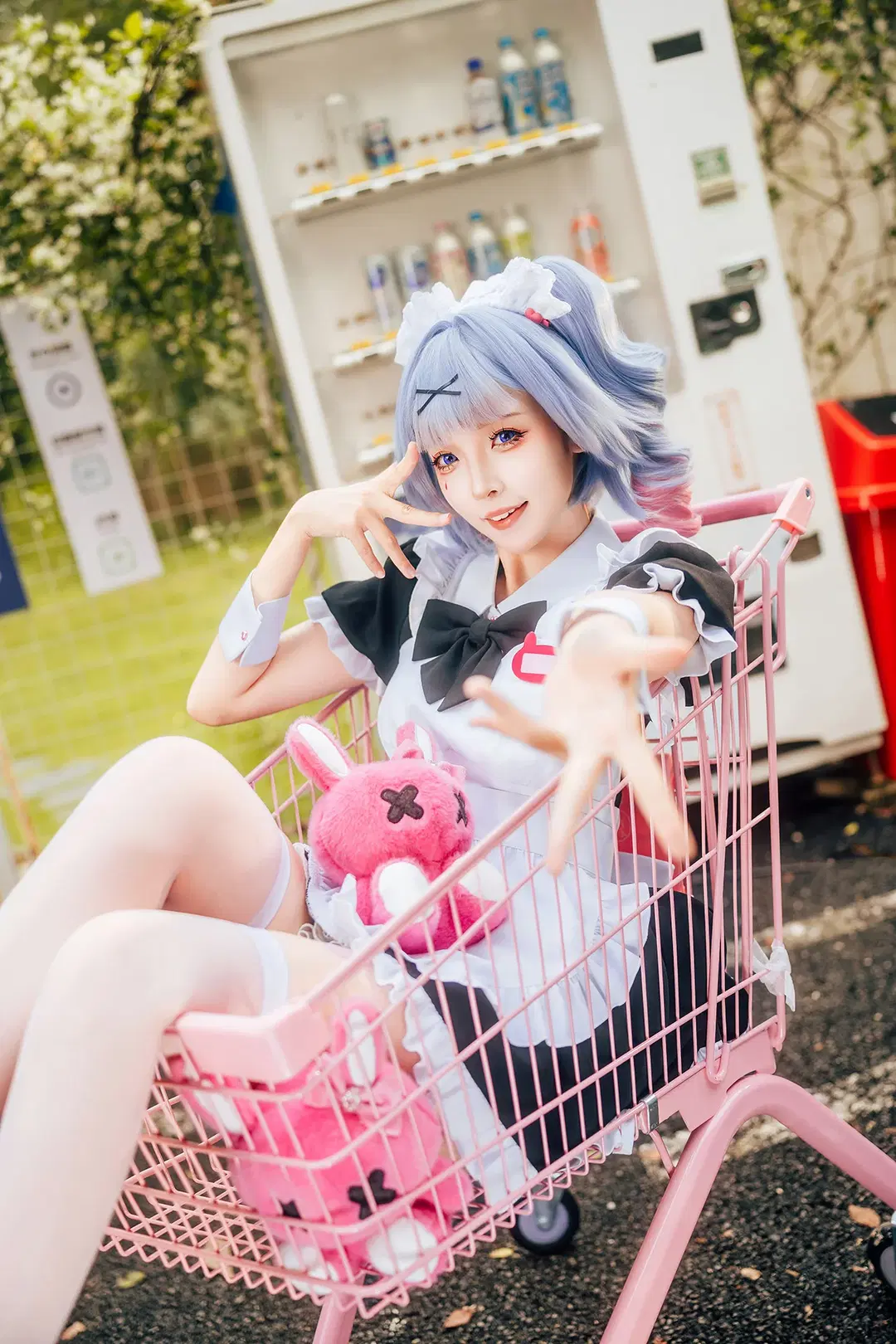 粉色購物車裡的兔子洞女僕寫真 - 寒蝉-文晋 - 第3張