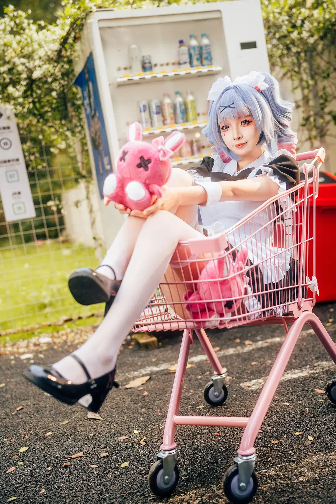 粉色購物車裡的兔子洞女僕寫真 - 寒蝉-文晋 - 第4張
