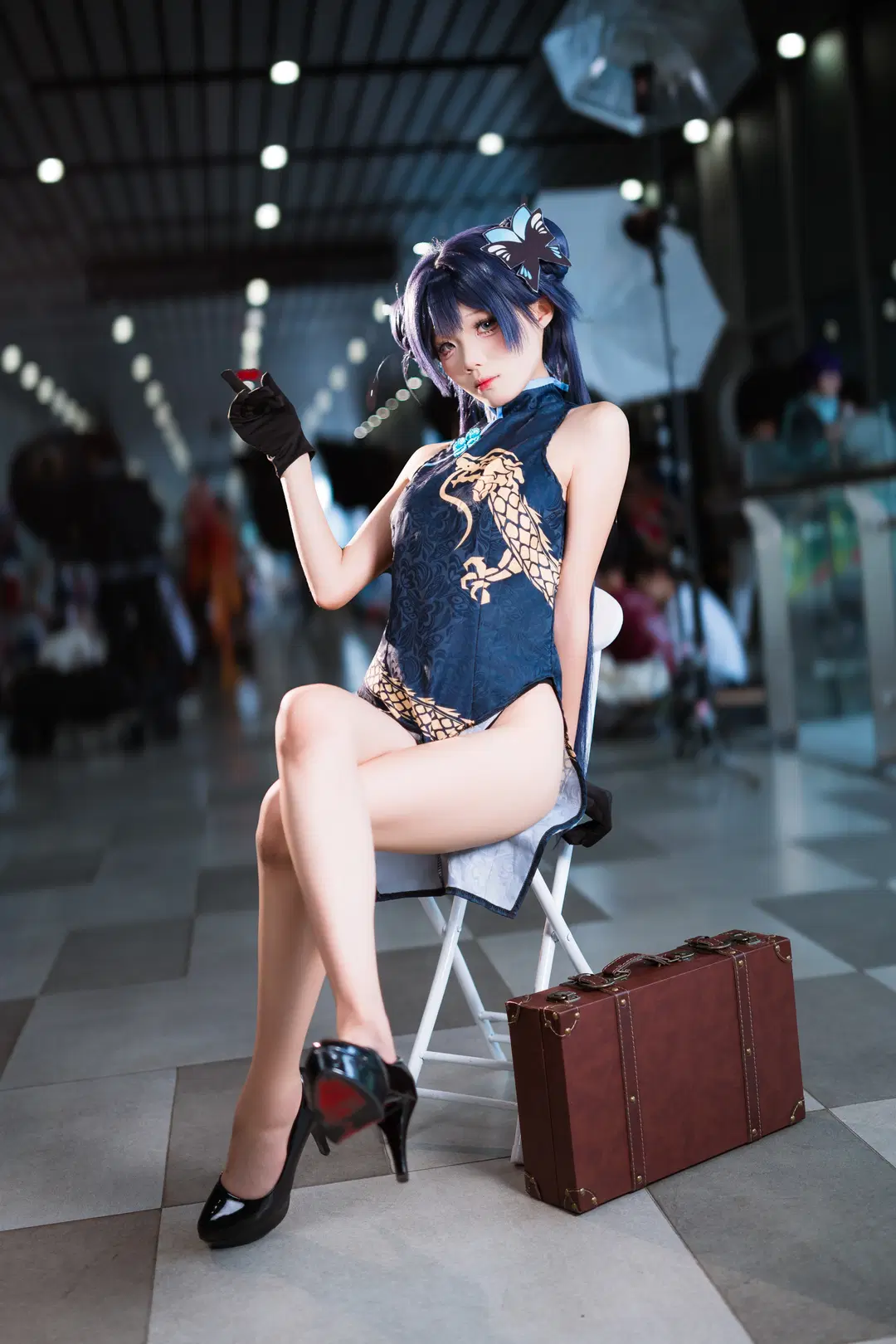 Blue Archive, Convention photos, Misaki cosplay, Qipao cosplay, CPG 08