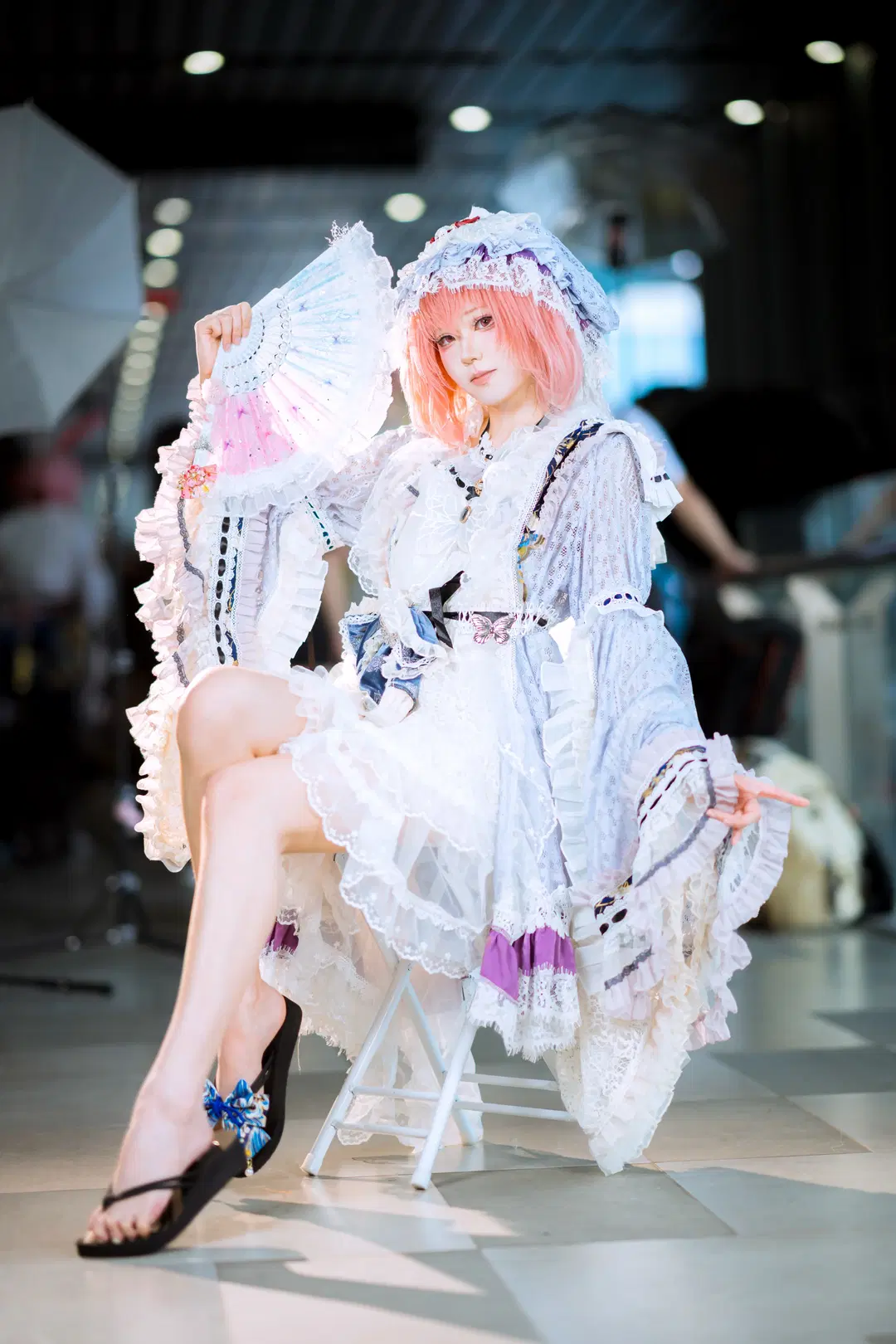 【幽幽子cos】东方project洛丽塔洋装漫展场照记录 - 寒蝉-文晋 - 第2张