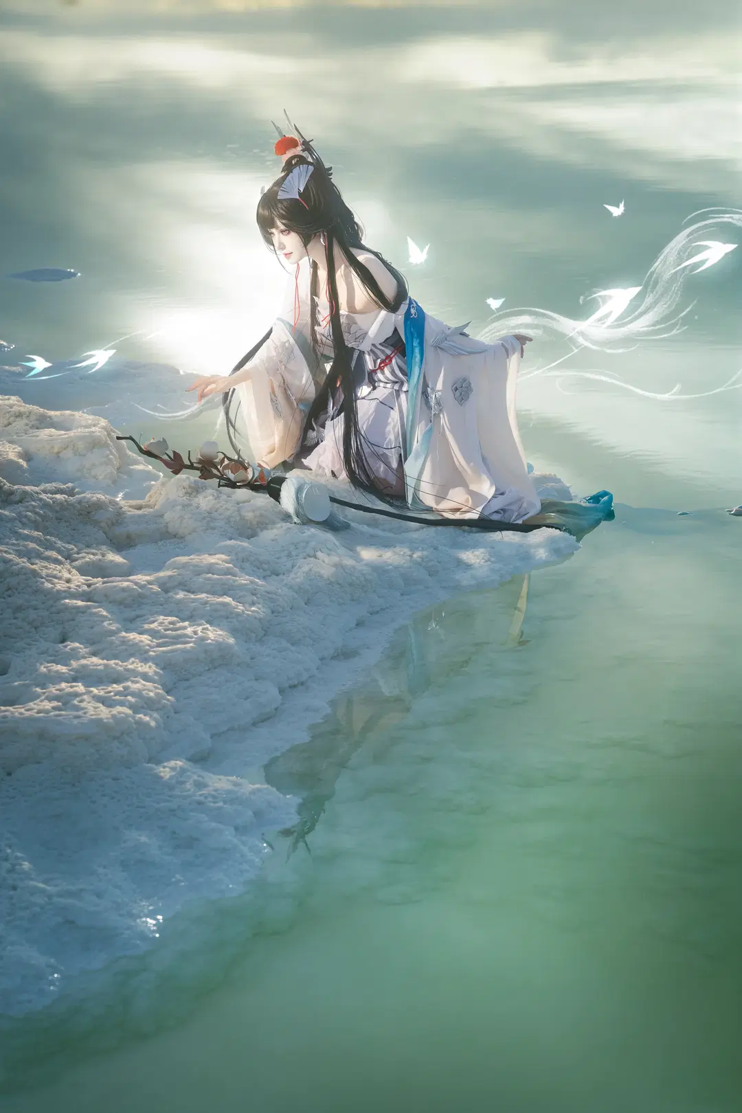 陰陽師, 繪世花鳥卷cos, 鶴棲遙夕, 天空之境, 國風旅拍