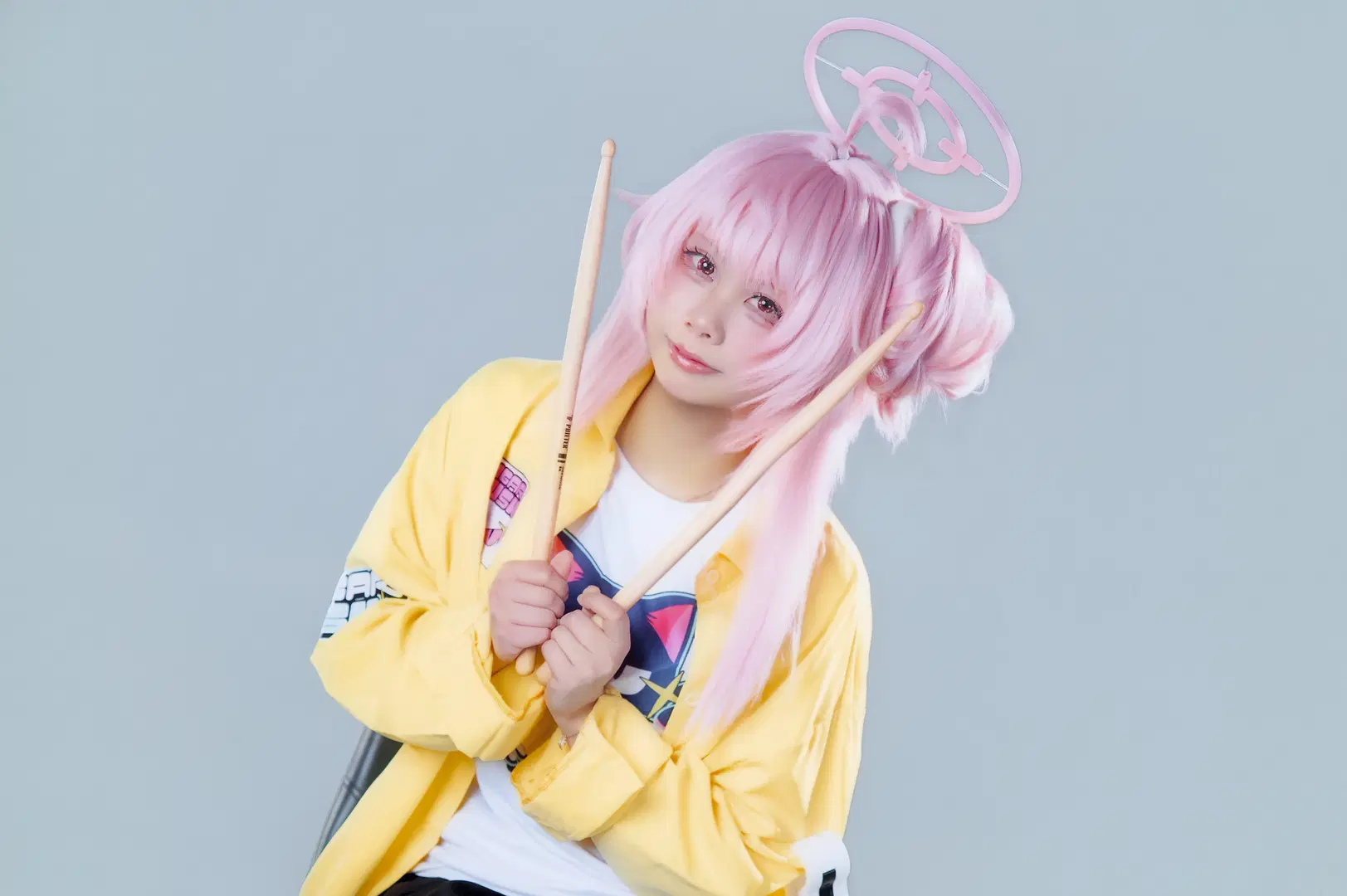 【柚鳥夏cos】蔚藍檔案樂隊小夏，一起踏上搖滾之路 - 仙贝sama - 第8張