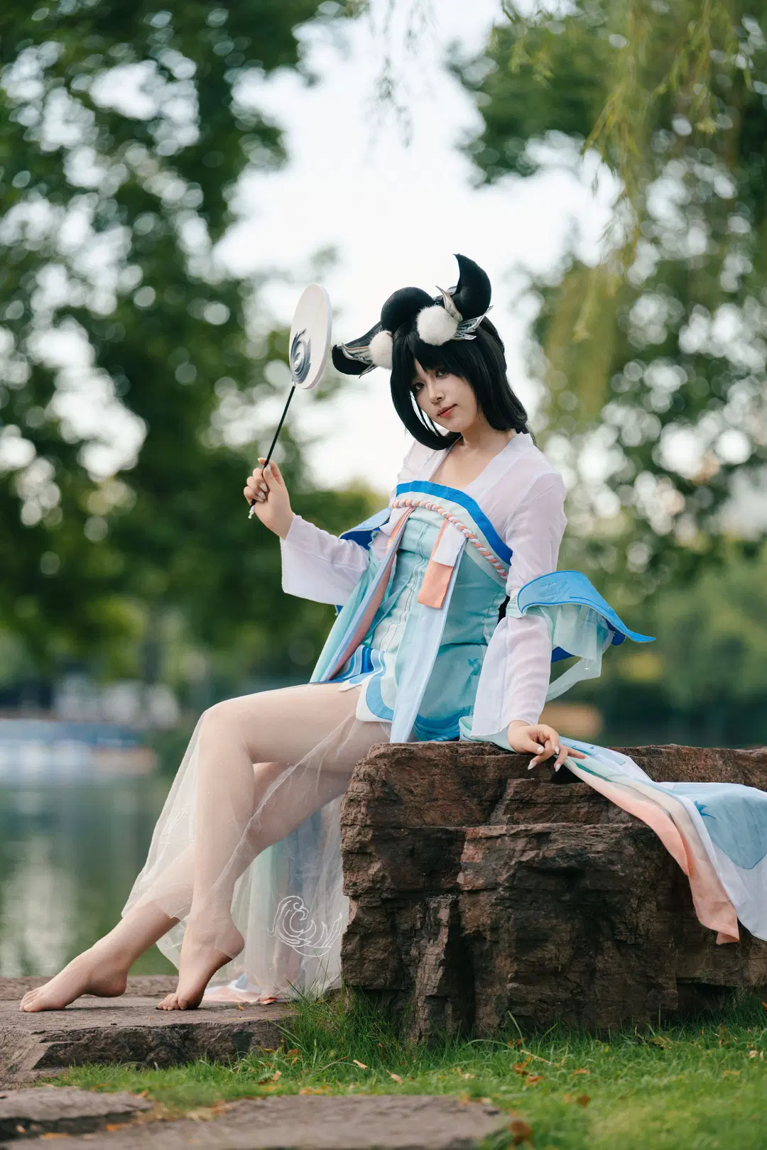 オナー・オブ・キングス, 嫦娥 コスプレ, 中国風コスプレ, ストッキング, 如夢令