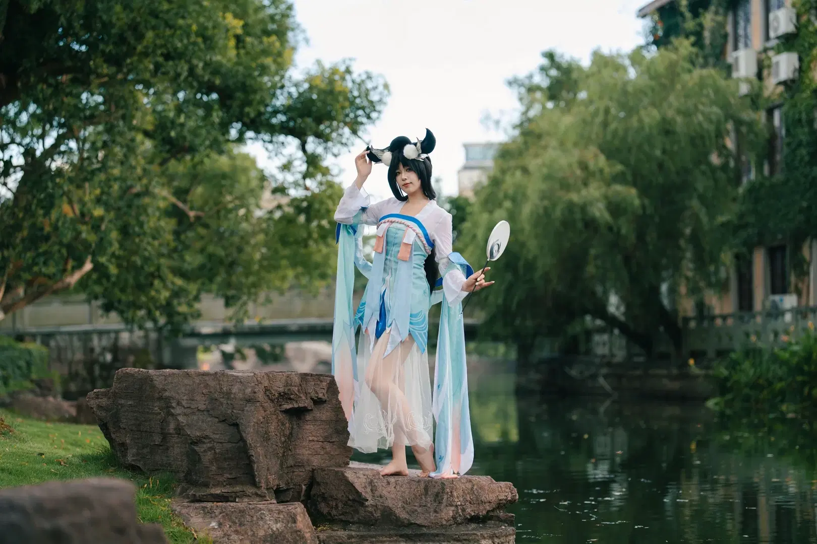 [Chang'e cosplay] Honor of Kings Like a Dream: Freezing an Ethereal Moment in Time by 衾曦 - Image 4