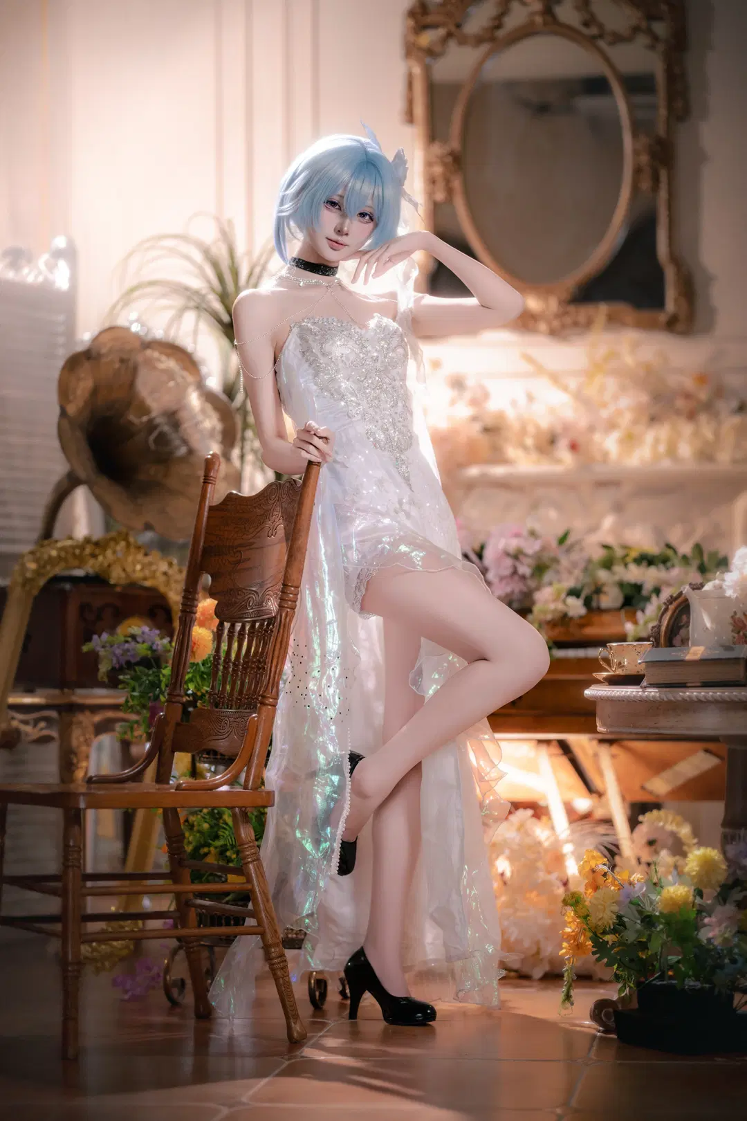 【守岸人cos】鳴潮禮服幻彩光影，復古場景下的優雅定格 - Jessbing（摆烂Ver - 第2張