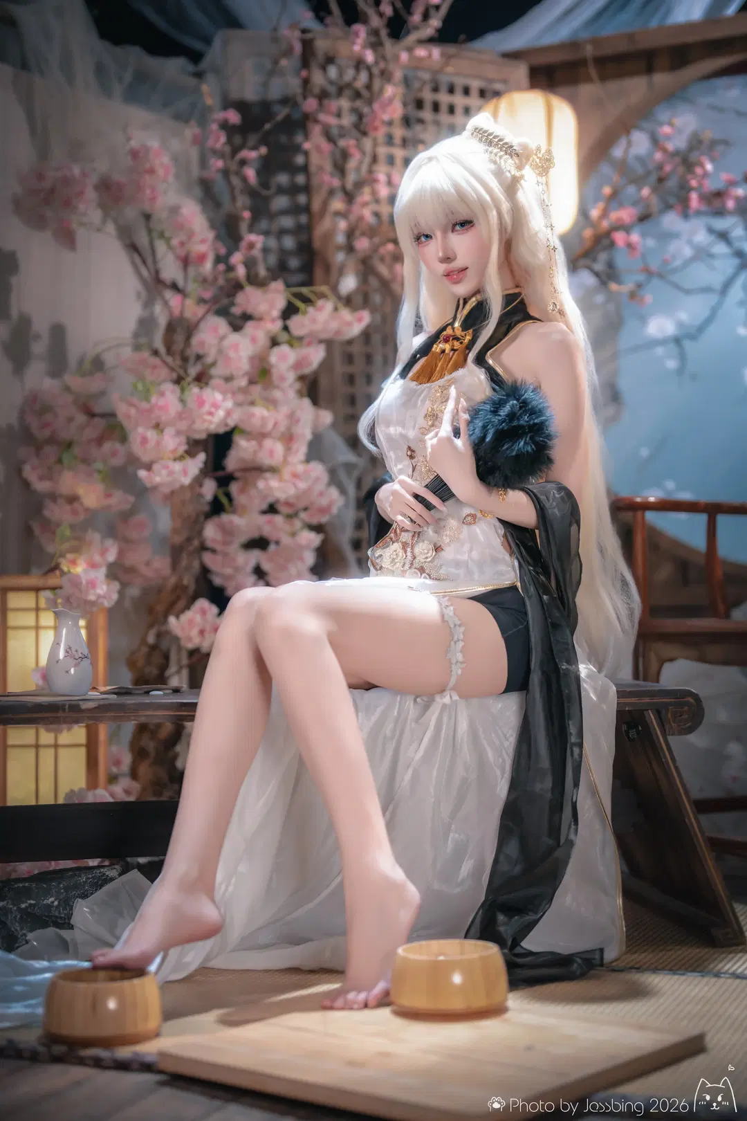 【皇冠cos】勝利女神旗袍風，黑白金交織的華麗 - Jessbing（摆烂Ver - 第3張