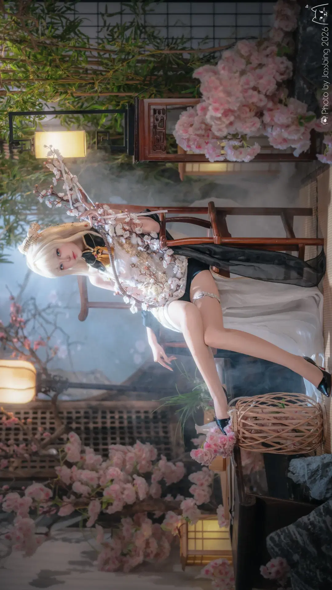 【皇冠cos】勝利女神旗袍風，黑白金交織的華麗 - Jessbing（摆烂Ver - 第5張