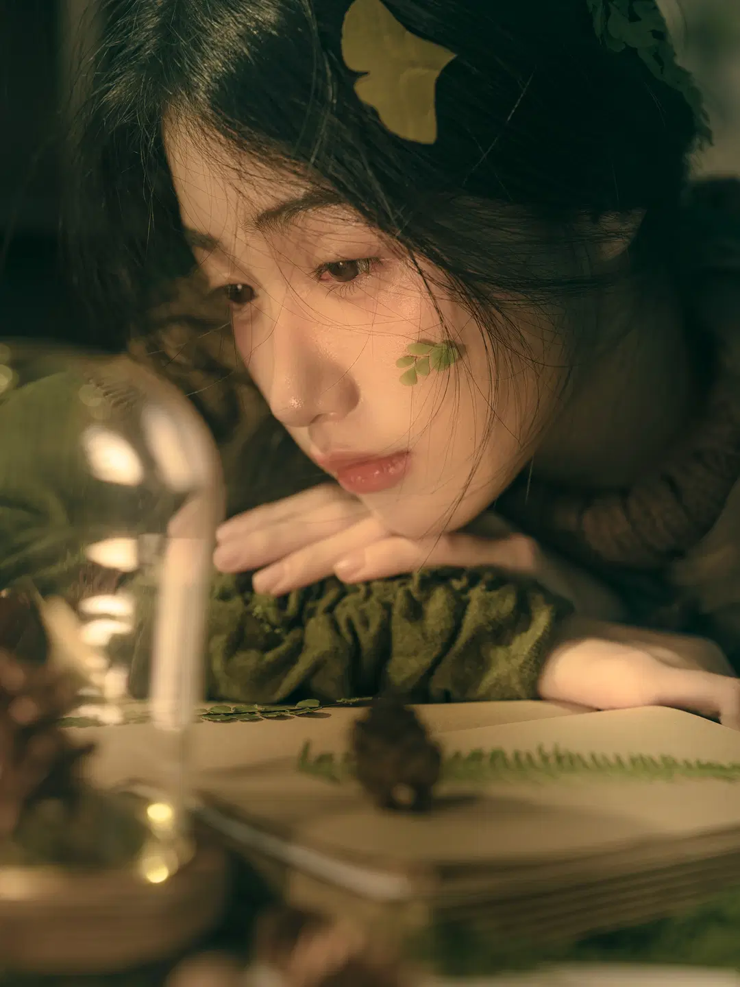 The Botanist's Daughter: Forest Style Atmospheric Retro Photoshoot by CcC - Image 5