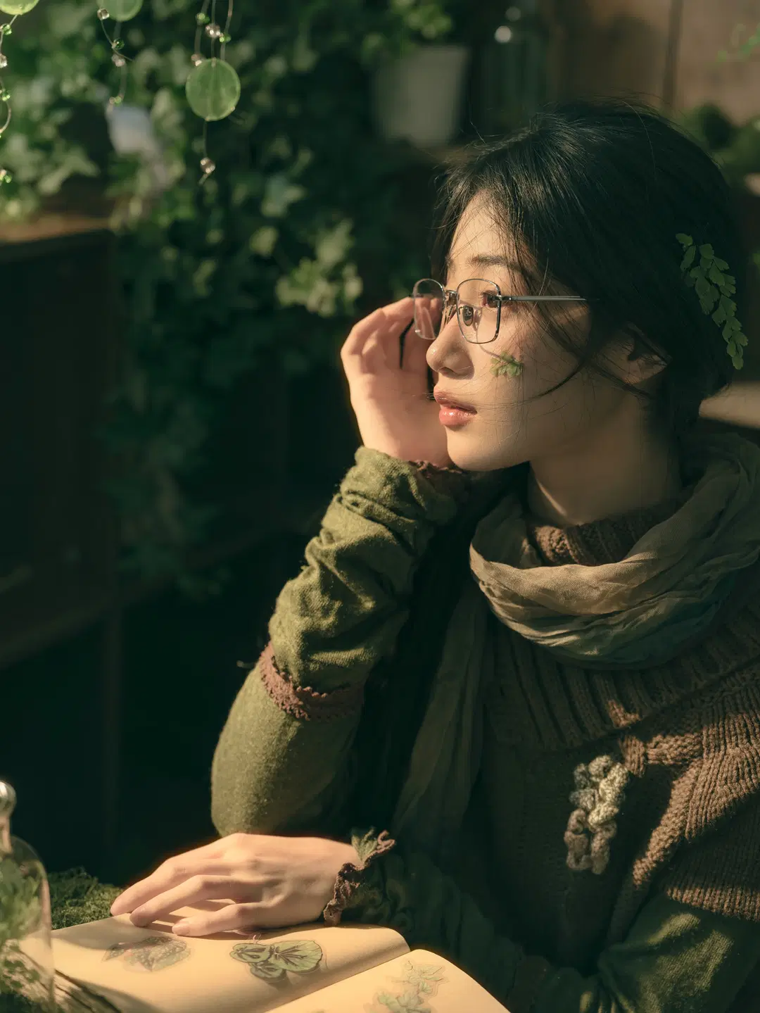 The Botanist's Daughter: Forest Style Atmospheric Retro Photoshoot by CcC - Image 6