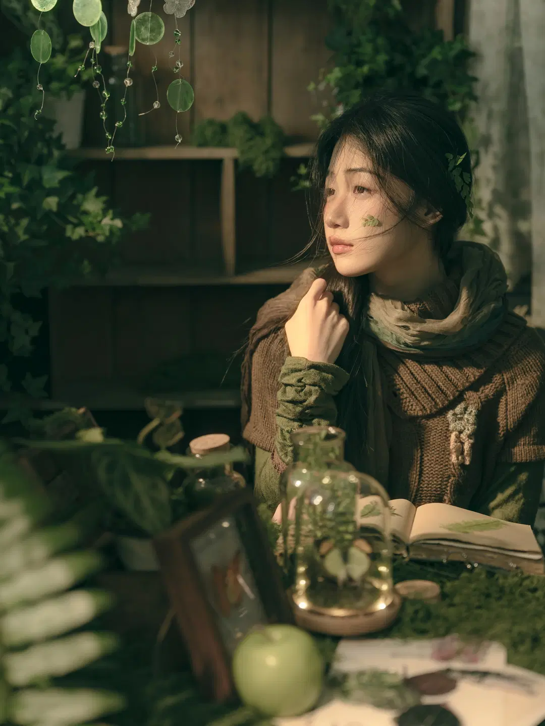 The Botanist's Daughter: Forest Style Atmospheric Retro Photoshoot by CcC - Image 9