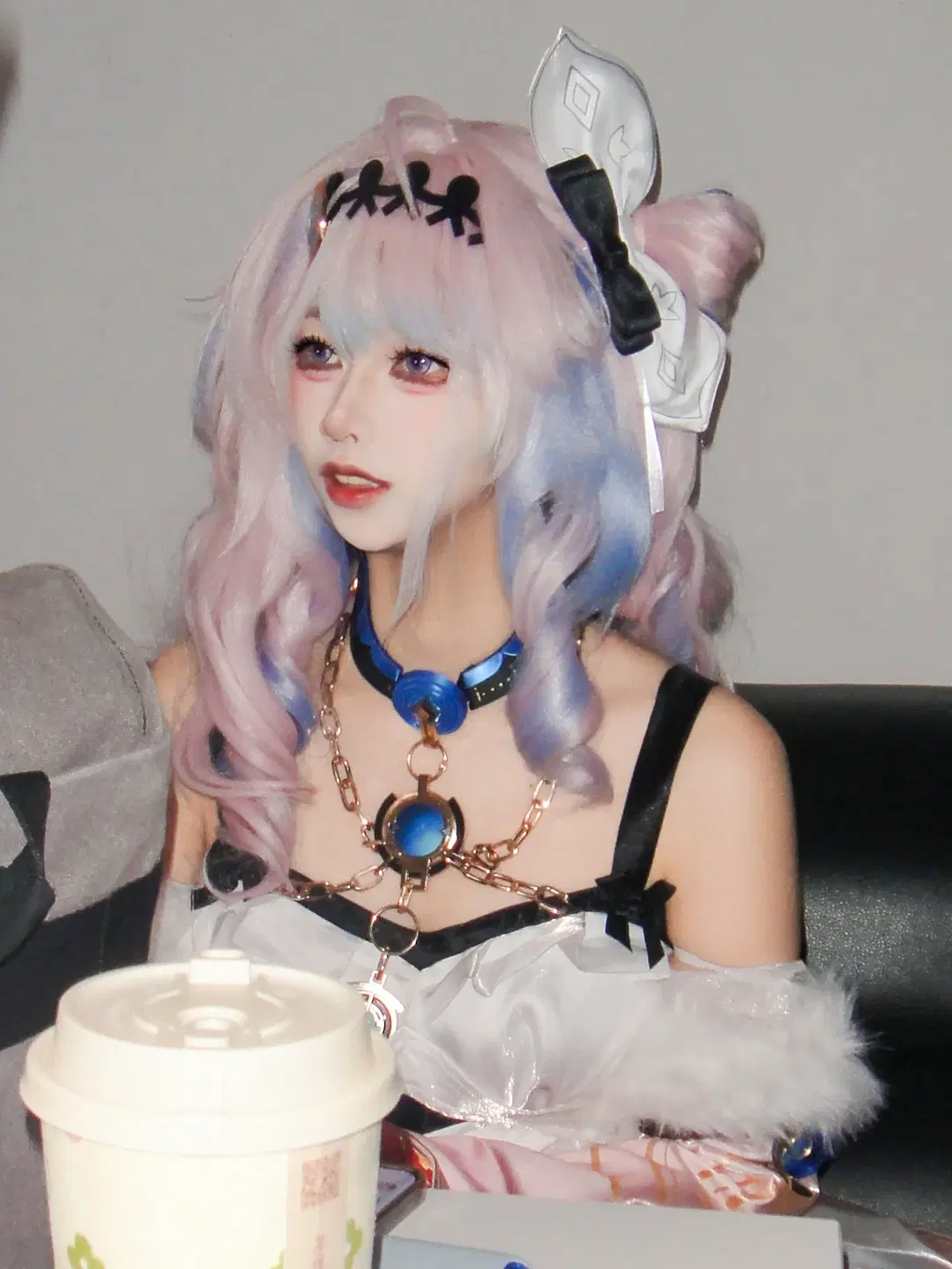 【ダーニャ コスプレ】鳴潮 ダーニャ、ピンクとブルーのグラデーションウィッグのスタイリング記録 - 皮皮桃耶 - 3枚目