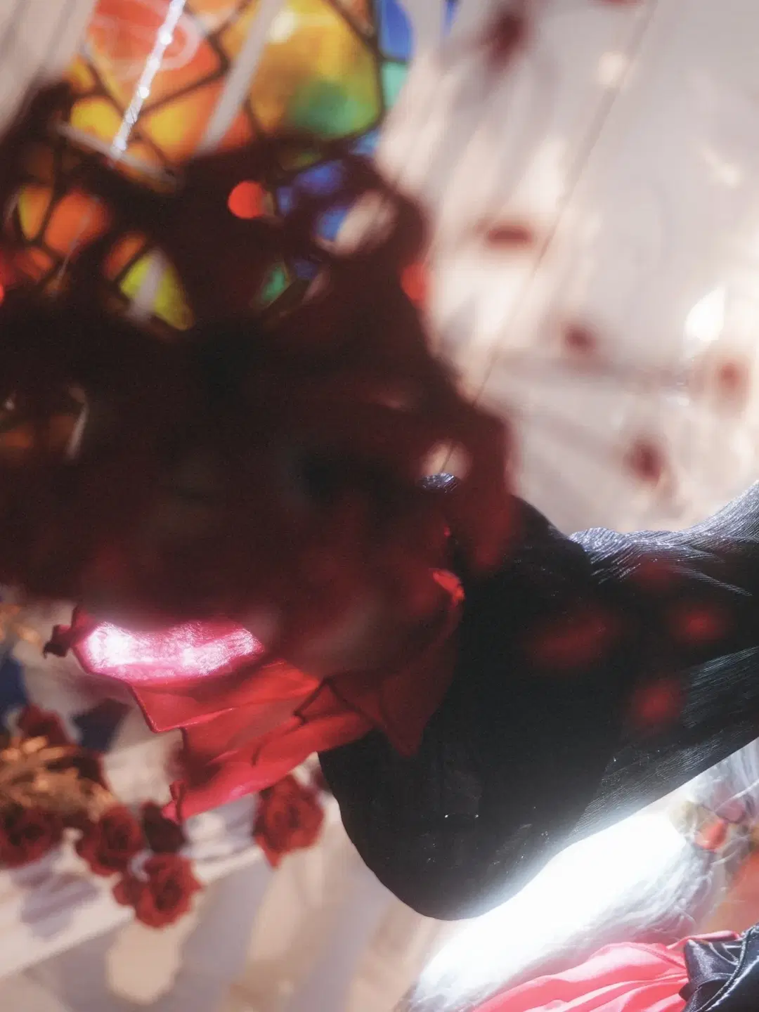 【フローヴァ コスプレ】『鳴潮』ワルツの終章：ダークゴシック風と深紅の薔薇の剣（白ストッキング） - 皮皮桃耶 - 2枚目