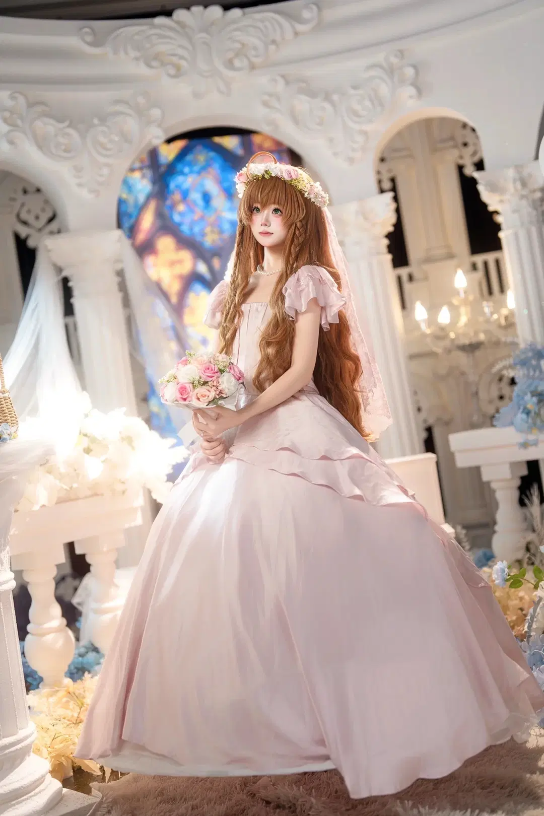 【神戸小鳥 コスプレ】『Rewrite』原作ウェディングドレスの再現撮影 - 矢口青花鲤 - 2枚目