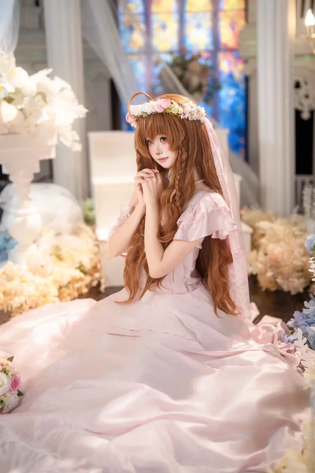 【神戸小鳥 コスプレ】『Rewrite』原作ウェディングドレスの再現撮影 - 矢口青花鲤 - 3枚目